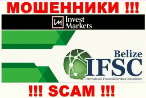 Invest Markets спокойно отжимает деньги наивных клиентов, т.к. его крышует мошенник - International Financial Services Commission