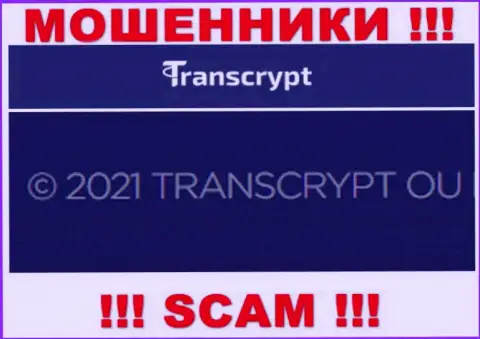 Вы не сумеете уберечь собственные финансовые активы связавшись с TransCrypt, даже в том случае если у них есть юридическое лицо TRANSCRYPT OÜ