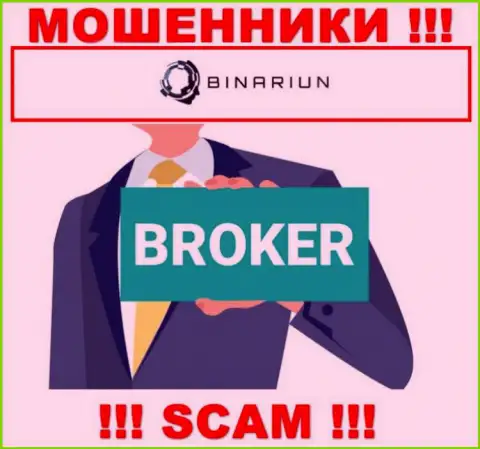 Связавшись с Бинариун, рискуете потерять все денежные вложения, так как их Broker - это надувательство