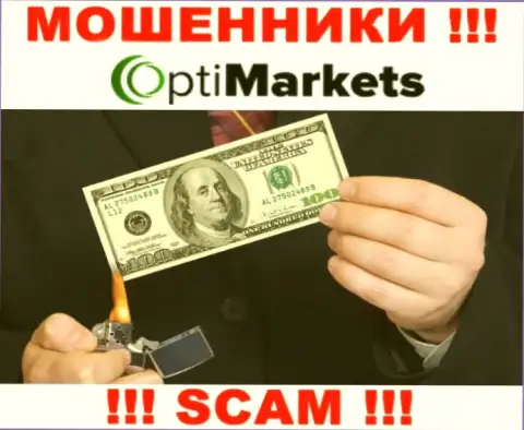 Обещания получить прибыль, работая с компанией OptiMarket Co - это РАЗВОДНЯК !!! БУДЬТЕ ОЧЕНЬ ОСТОРОЖНЫ ОНИ МОШЕННИКИ