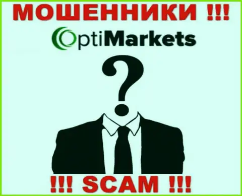Opti Market являются мошенниками, в связи с чем скрывают сведения о своем руководстве