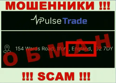 Pulse-Trade Com не хотят нести ответственность за свои мошеннические действия, именно поэтому информация о юрисдикции липовая