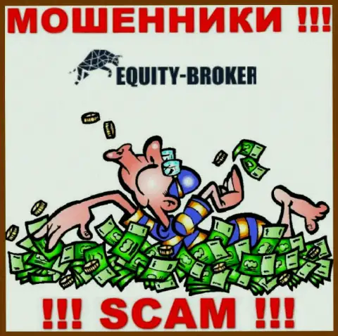 Не стоит платить никакого налога на прибыль в Equitybroker Inc, ведь все равно ни копейки не вернут