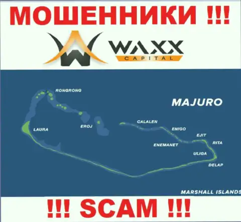 С internet мошенником Вакс Капитал Лтд довольно-таки рискованно сотрудничать, ведь они базируются в оффшоре: Majuro, Marshall Islands