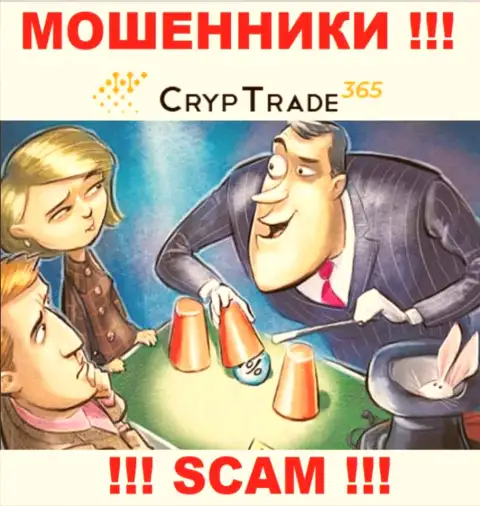 Cryp Trade365 - это ЛОХОТРОН !!! Заманивают клиентов, а затем сливают все их вложенные денежные средства