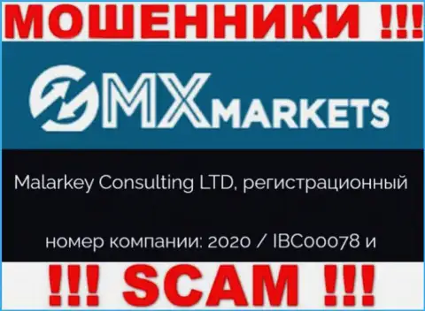 ГМИксМаркетс - номер регистрации мошенников - 2020 / IBC00078