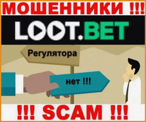 Информацию об регуляторе организации ЛоотБет не найти ни на их информационном сервисе, ни в сети