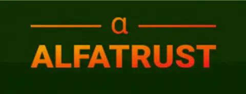 Официальный логотип Форекс дилинговой организации AlfaTrust Com