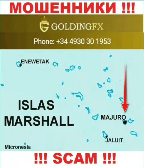 С мошенником ГолдингФХИкс Нет слишком рискованно сотрудничать, они зарегистрированы в оффшорной зоне: Majuro, Marshall Islands