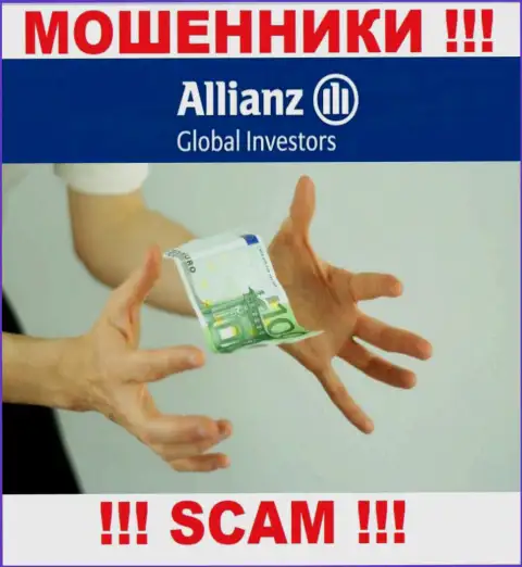 В дилинговой конторе Allianz Global Investors заставляют заплатить дополнительно комиссию за возврат денежных вкладов - не поведитесь