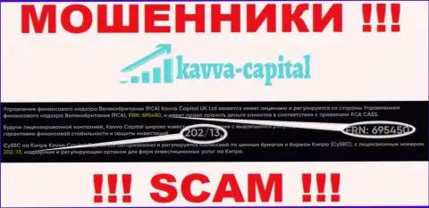 Вы не вернете денежные средства из компании Kavva Capital, даже зная их лицензию на осуществление деятельности с официального веб-сайта