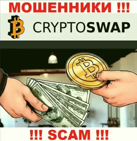 Очень опасно верить Crypto-Swap Net, оказывающим услугу в области Криптообменник
