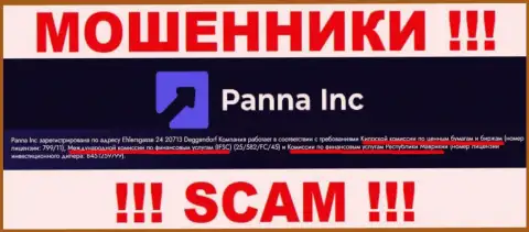 Будьте осторожны, Financial Services Commission - это проплаченный регулятор интернет-жуликов Panna Inc