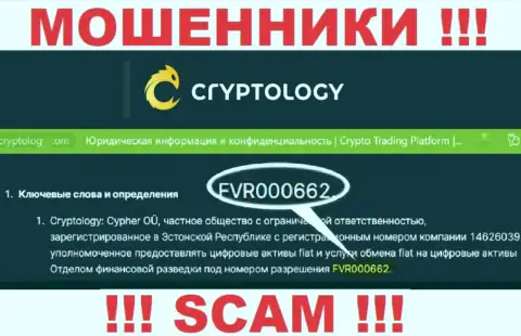 Cypher Trading Ltd показали на web-ресурсе лицензию на осуществление деятельности организации, но это не препятствует им присваивать вложенные деньги