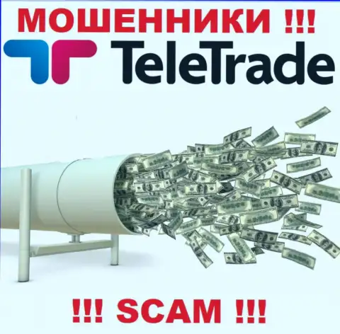 Знайте, что совместная работа с организацией ТелеТрейд очень рискованная, оставят без денег и не успеете опомниться