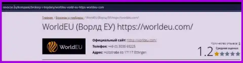 Обзор противозаконных деяний scam-проекта WorldEU Com - это МОШЕННИКИ !!!