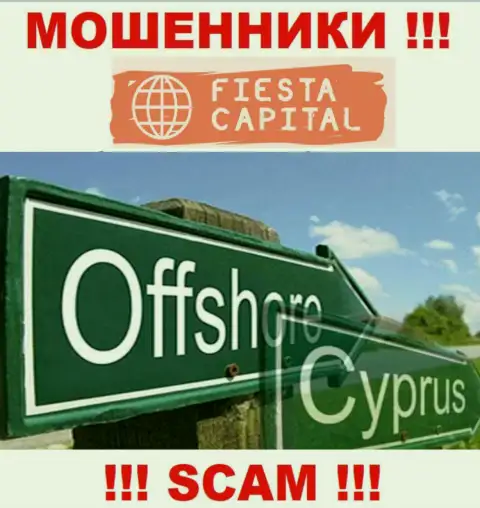 Офшорные internet-мошенники Fiesta Capital скрываются здесь - Cyprus
