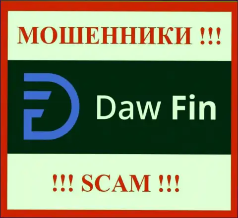Логотип ЛОХОТРОНЩИКА Daw Fin